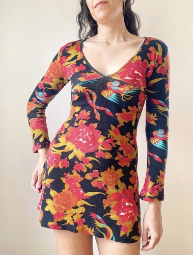 Vintage y2k chinoiserie floral - vintage,