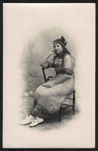 Carte photo vintage rppc jeune - carte,