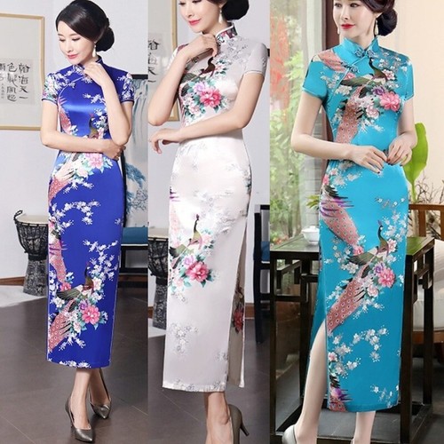 Robe slim soie - en,