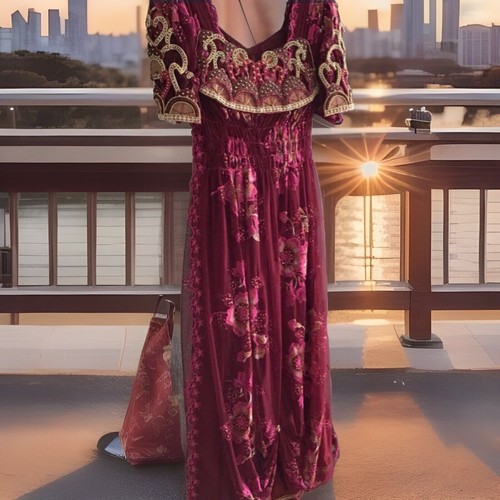 Robe cérémonie orientale - de,